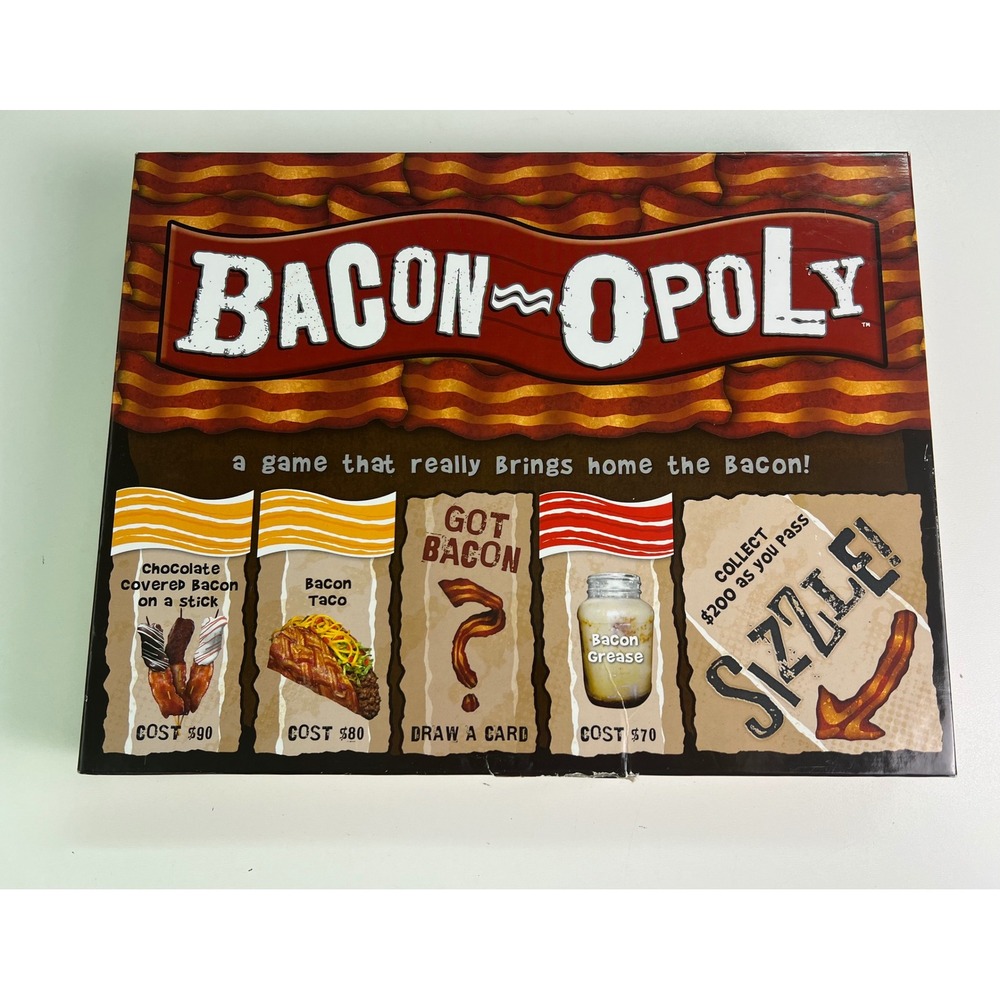 Baconopoly Board Game A Game That Really Brings Home The Bacon 2 to 6 Playersβ